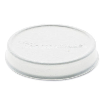 Pactiv Evergreen Earthchoice Compostable Fiber-blend Soup Cup Lid, For 8-16 Oz Soup Cups, 4" Diameter, White, 500-carton freeshipping - TVN Wholesale